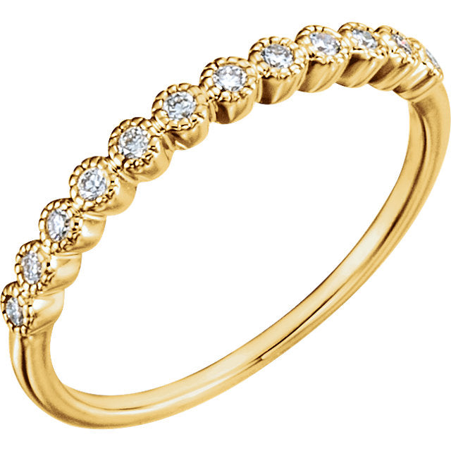 1/6 CTW Diamond Anniversary Band in 14k White, Rose or Yellow Gold-63008:291940:P-Chris's Jewelry