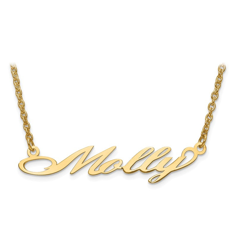 Laser Cut Name Necklace in Sterling Silver or Gold (27)-10XNA636Y-Chris's Jewelry