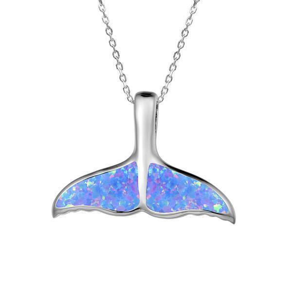 Opal Whale Tail Pendant-597-31-31-Chris's Jewelry