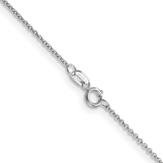 14KWCH 14k White Gold Chain Options for Customizations-PEN75-16-Chris's Jewelry