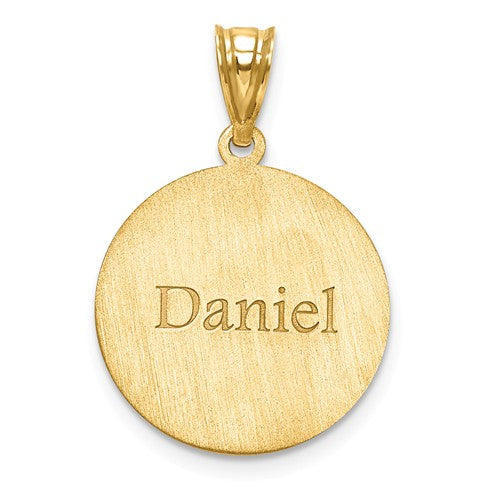 Baseball Softball Number And Name Pendant - Sterling Silver or Solid Gold-Chris's Jewelry