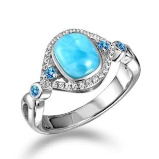 Larimar Crystalline Mandorla Ring by Alamea-767-83-01-050-Chris's Jewelry
