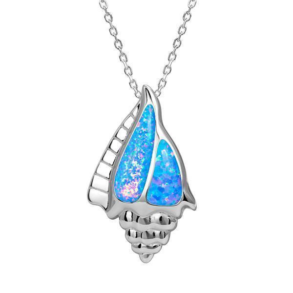 Opal Conch Shell Pendant-617-31-31-Chris's Jewelry