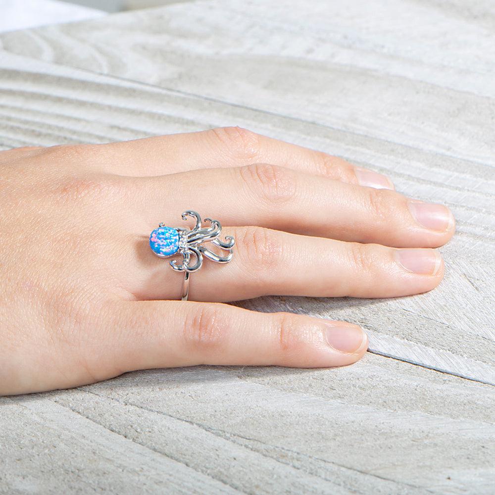 Opal Kraken Ring by Alamea-Chris's Jewelry