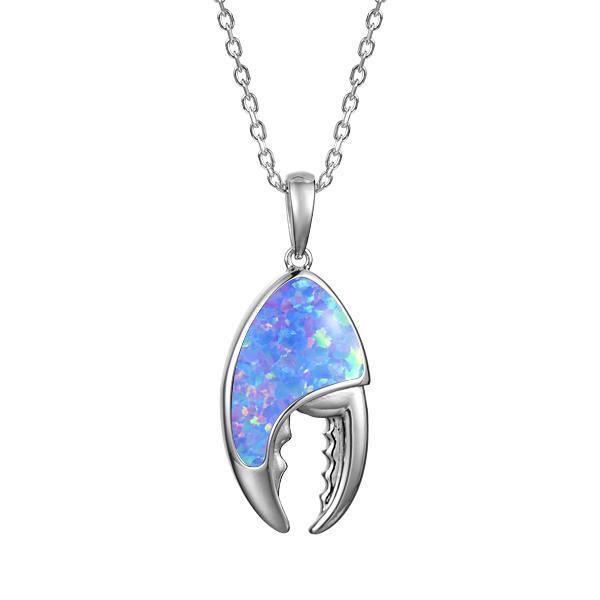 Opal Lobster Claw Pendant-643-31-31-Chris's Jewelry