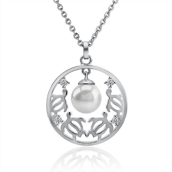 Pearl Honu Turtle Infinity Pendant by Alamea-184-91-11-Chris's Jewelry