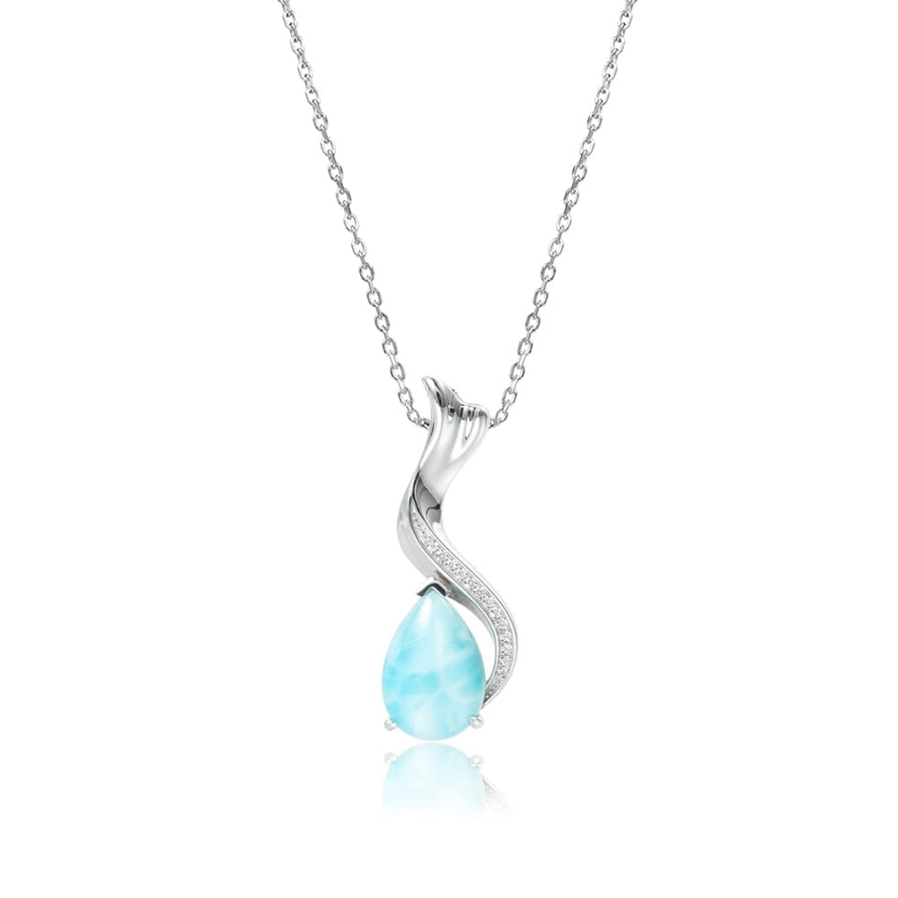 Sterling Silver Larimar Glamour Pendant by Alamea-1046-81-01-Chris's Jewelry