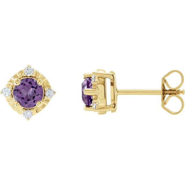 Yellow Honey shops Quartz and Amethyst Earrings in CZ Diamonds, 925 Sterling Silver Designer Gemstone Jewellery